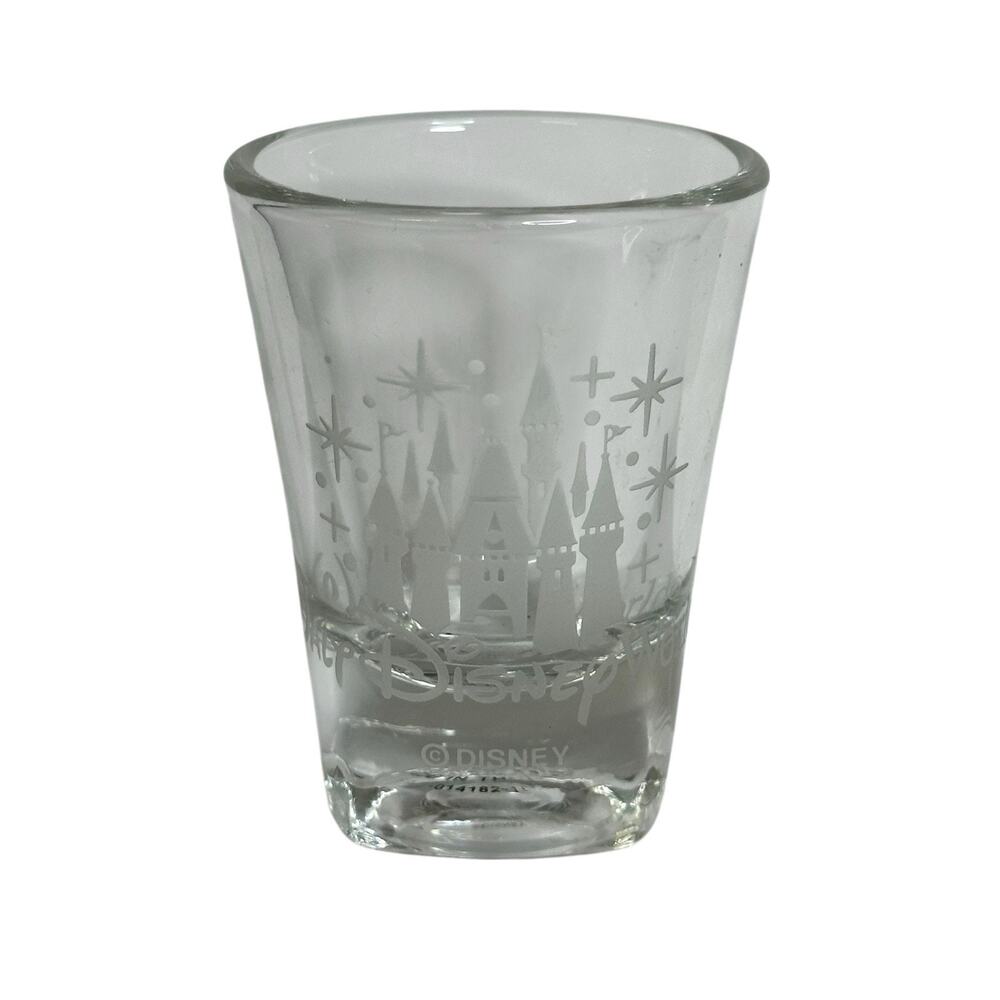 Walt Disney World Castle Oceans Thailand Souvenir Shot Glass Liqueur